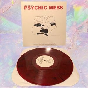 Creative Adult ‎– Psychic Mess 12" viny record (red w/ black splatter)